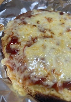 【お手軽】ホットケーキピザ-レシピのメイン写真