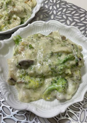 鶏胸肉とエリンギブロッコリーのクリーム煮-レシピのメイン写真