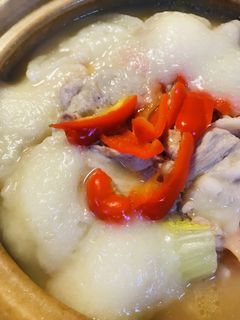 鍋キューブ白湯●白菜&豚肉の餅とろとろ鍋-レシピのメイン写真