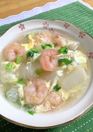 かぶとエビのやわらか卵とじ♪-レシピのメイン写真