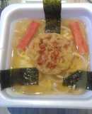 レンチンでお手軽うどんV24えび天海苔