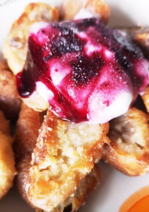 フレンチトーストの市販品乗せで楽ウマ~♡-レシピのメイン写真