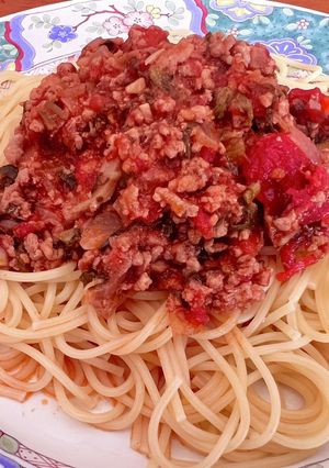 丁寧な作り方♡舞茸入りミートソースパスタ-レシピのメイン写真