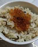 鮭ハラミの炊き込みご飯ヘルシーバージョン