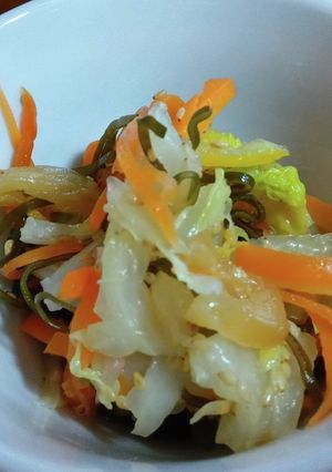白菜の塩こんぶ和え-レシピのメイン写真