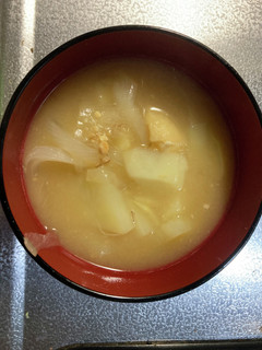 じゃがいもの味噌汁-レシピのメイン写真