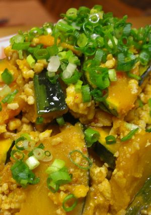 ご飯もビールもすすむよ！麻婆かぼちゃ-レシピのメイン写真