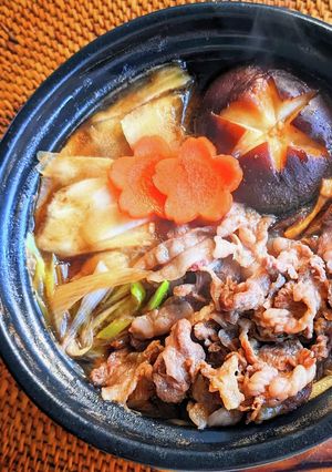 牛すきうどん-レシピのメイン写真