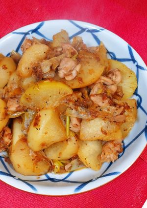 鰹節香る鶏大根-レシピのメイン写真