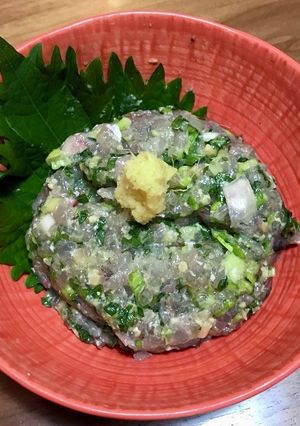やみつきになるアジのなめろう-レシピのメイン写真