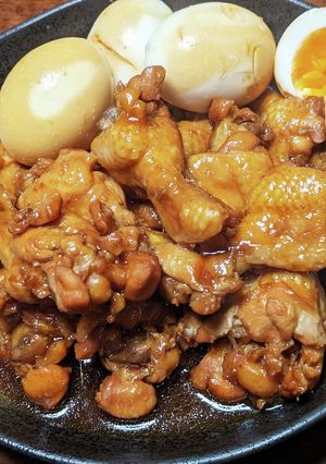 圧力鍋で手羽元の煮込み-レシピのメイン写真