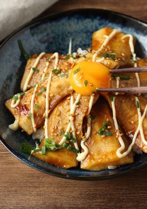 肉なしでも満足！テリテリ【高野豆腐丼】-レシピのメイン写真