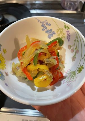 幼児食 パプリカとピーマンのきんぴら風-レシピのメイン写真