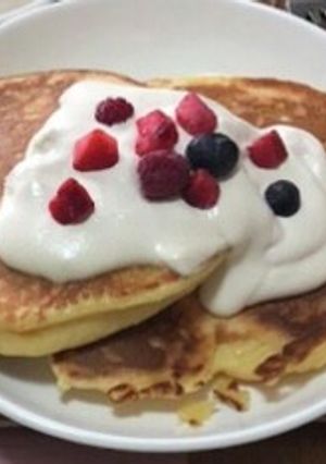 【簡単♪ヘルシー♪】我が家のパンケーキ-レシピのメイン写真