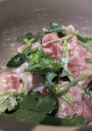 マグロと三つ葉の辛子マヨネーズ和え-レシピのメイン写真