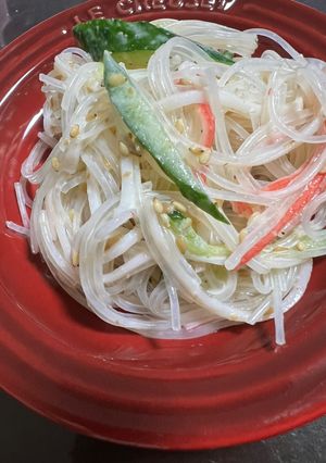簡単!ゴマ春雨サラダ-レシピのメイン写真