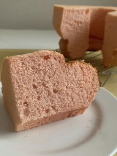 桜のシフォンケーキ-レシピのメイン写真