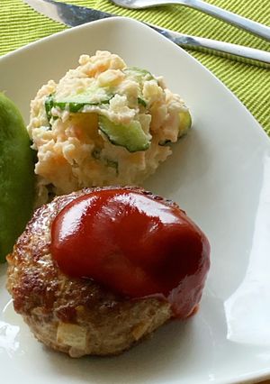 *普通のハンバーグです*-レシピのメイン写真