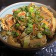 凍り豆腐の玉とじ丼