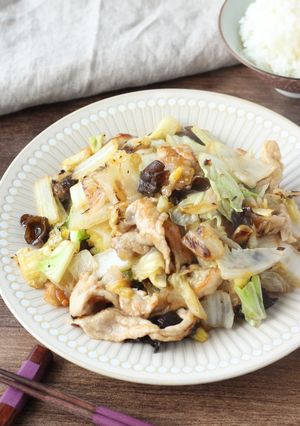 ごはん進む!【白菜と豚肉の中華炒め】-レシピのメイン写真