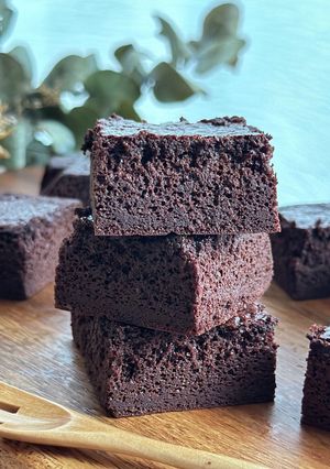 チョコ不使用【ずっしり濃厚ブラウニー】-レシピのメイン写真