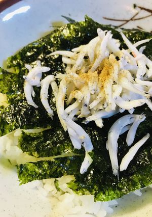毎日のしろごはん●シラス＆韓国海苔丼-レシピのメイン写真
