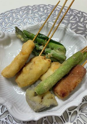 野菜中心の串カツ-レシピのメイン写真