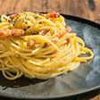 65℃ 温泉卵で作るカルボナーラ