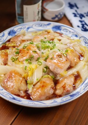 鶏肉と白菜のとろとろ旨塩炒め☆ポン酢がけ-レシピのメイン写真