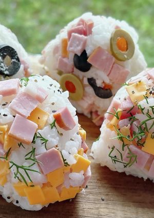 ジャンボンスライスのパリおにぎり-レシピのメイン写真