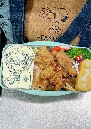 毎日高校男子弁当 ヱヴァンゲリヲン-レシピのメイン写真