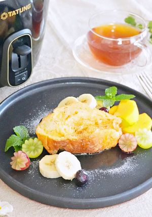 ＼大同電鍋レシピ／バゲットパンペルデュ風-レシピのメイン写真