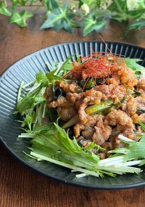 牛肉とニラの韓国風うま辛スタミナ炒め♪-レシピのメイン写真
