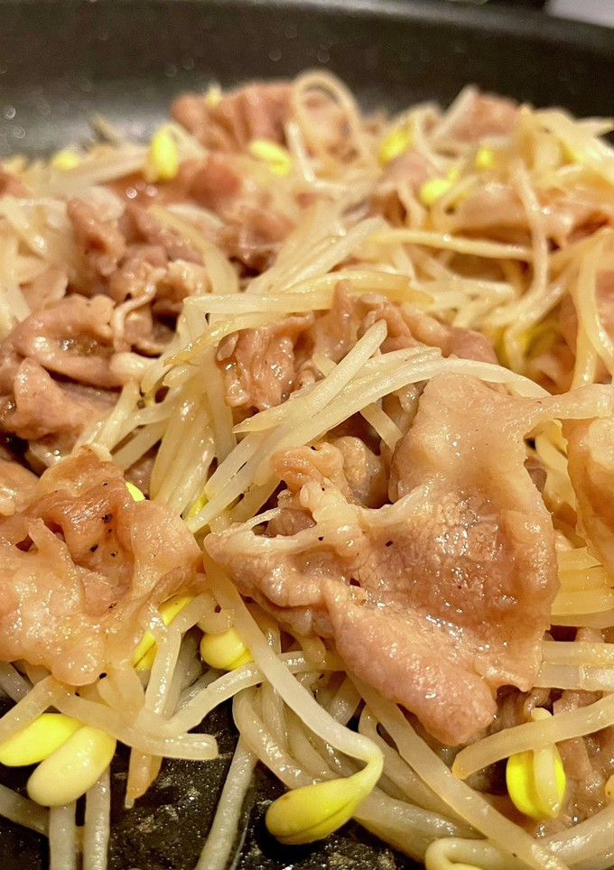 豚肉ともやしのオイスターソース炒め-レシピのメイン写真