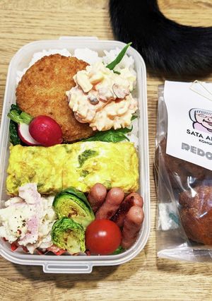 旦那弁当！柴漬けタルタルソース神ポテサラ-レシピのメイン写真
