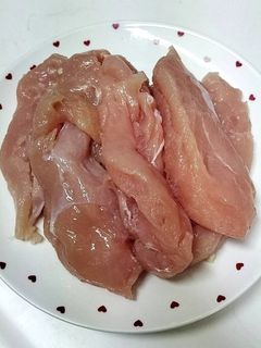 楽々♪簡単♪鶏ささみの筋取り-レシピのメイン写真