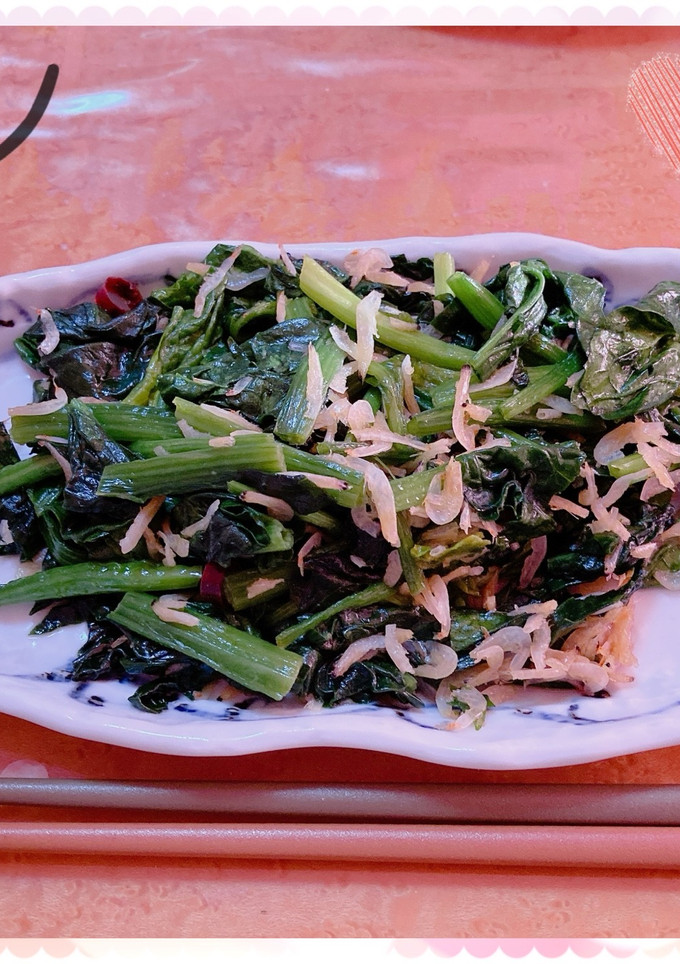 ☆ほうれん草と小エビごま油炒め☆-レシピのメイン写真