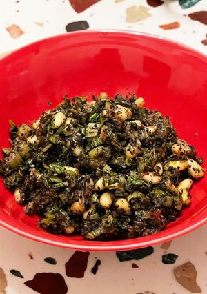セロリの葉と黒ごまの薬膳ふりかけ-レシピのメイン写真