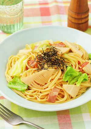 たけのことキャベツのかんたん和風パスタ-レシピのメイン写真