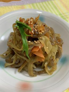 ごぼうとこんにゃくのきんぴら♪-レシピのメイン写真