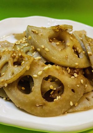 ＊大豆アレルギー用ごまレンコンきんぴら＊-レシピのメイン写真