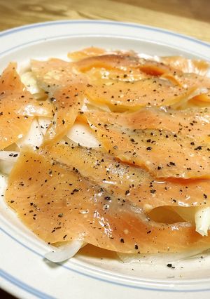 スモークサーモン用フレンチドレッシング-レシピのメイン写真