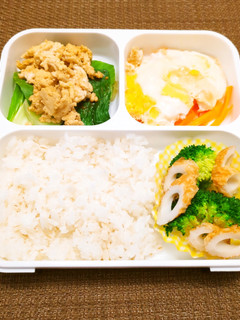 【ずぼら】栄養バランス弁当-レシピのメイン写真