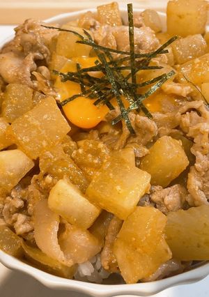 豚こま大根丼-レシピのメイン写真