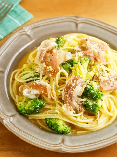生ハムとブロッコリーのカルボナーラ風-レシピのメイン写真