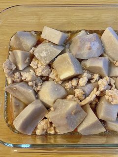 懐かしいお味!里芋のそぼろ煮-レシピのメイン写真