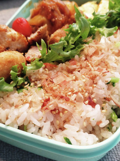 ✧簡単♪混ぜるだけ鰹節梅ご飯(お弁当)✧-レシピのメイン写真