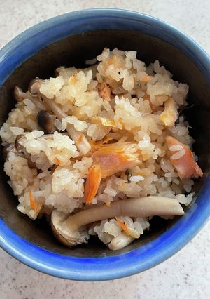 鮭としめじの炊き込みご飯-レシピのメイン写真