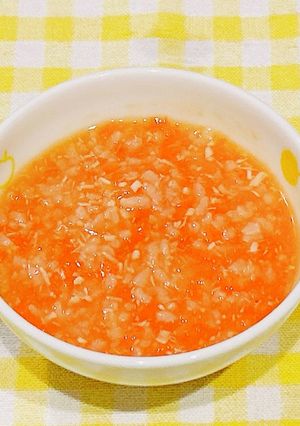 【離乳食中期】レンジで簡単♪チキンライス-レシピのメイン写真