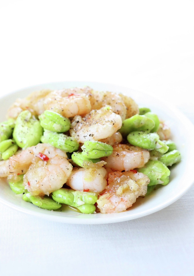 メチャうま【エビとそら豆のペペロン炒め】-レシピのメイン写真